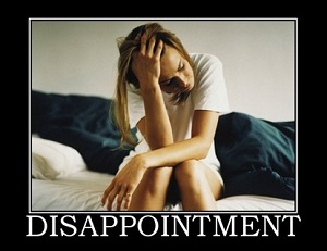 Disappointment