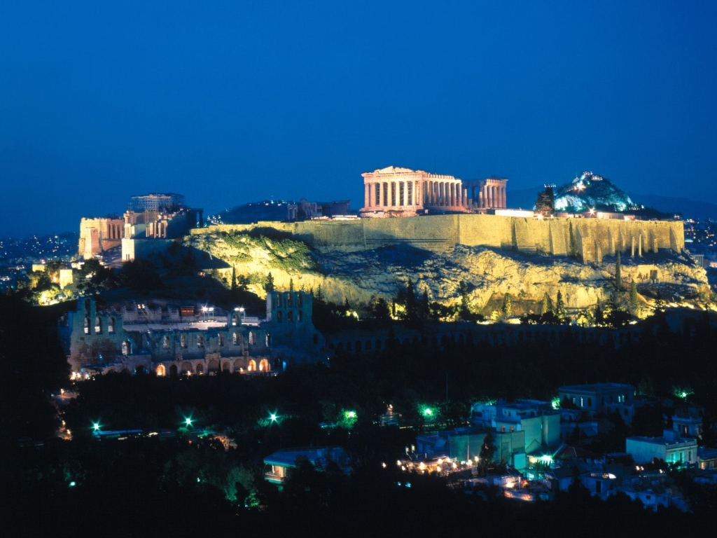 acropolis eveningathensgreece