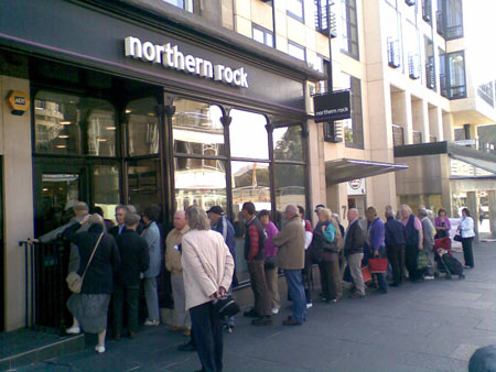 northern rock queue