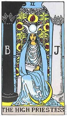 02 high priestess meaning rider waite tarot major arcana large