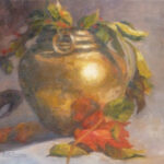 Debra Sisson–Brass_urn_oil_painting